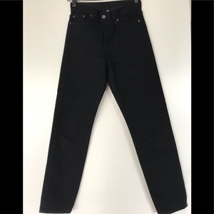 Levi Wedgie Black Jeans